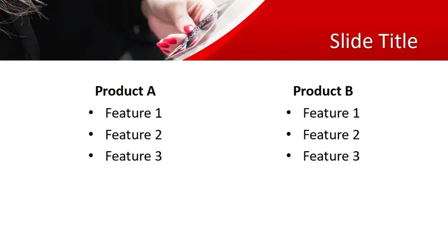 Free Online Purchase with Credit Card PowerPoint Template