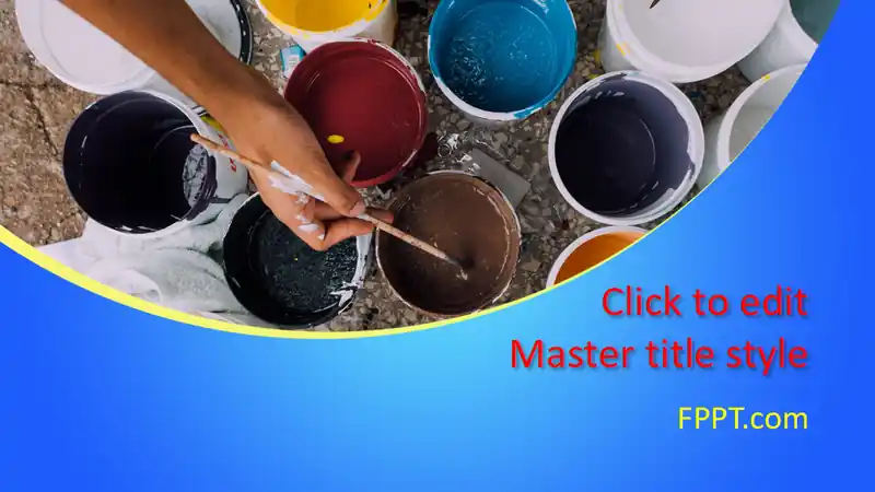 Free Paint PowerPoint Template