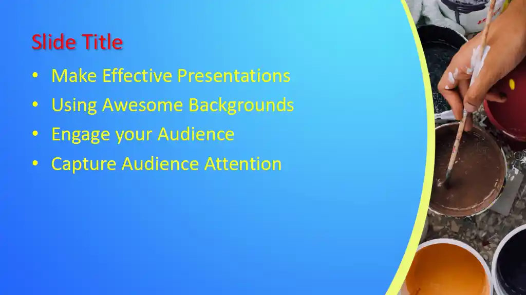 Free Paint PowerPoint Template