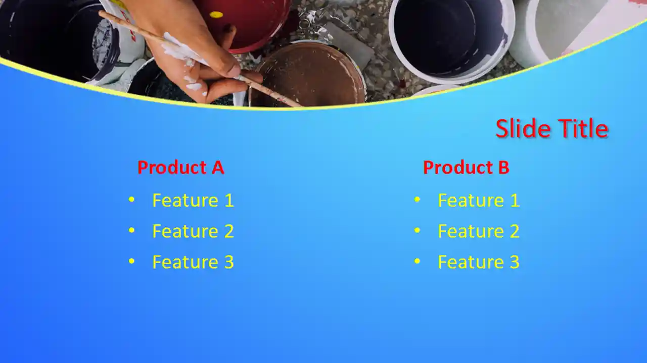 Free Paint PowerPoint Template