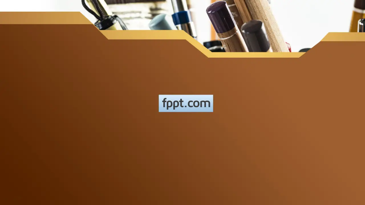 Free Painting Tools PowerPoint Template