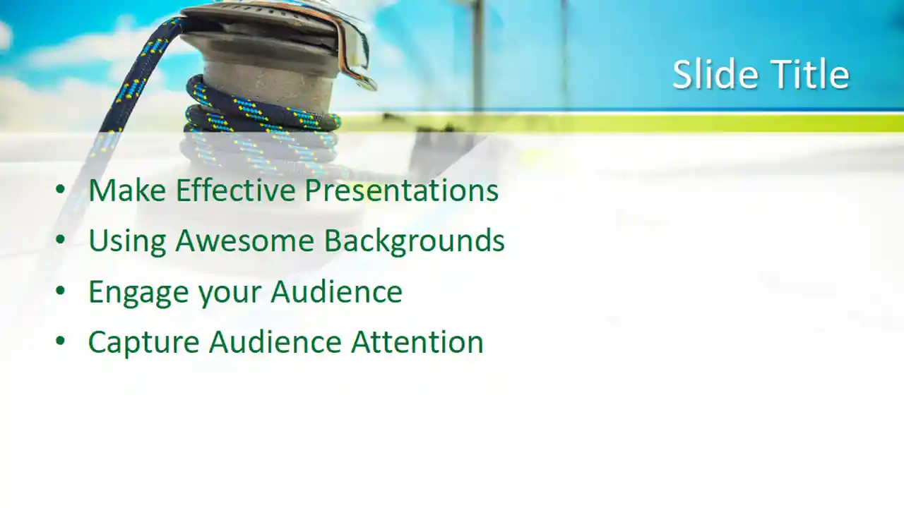 Free Sailing PowerPoint Template