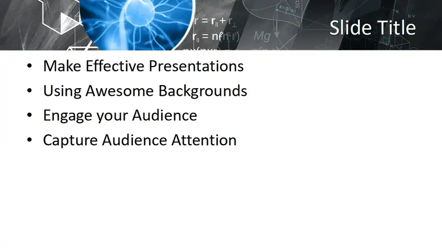 Free Science Knowledge PowerPoint Template