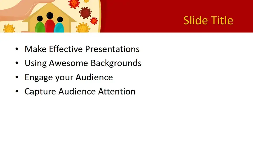 Free Stay Home Stay Safe PowerPoint Template