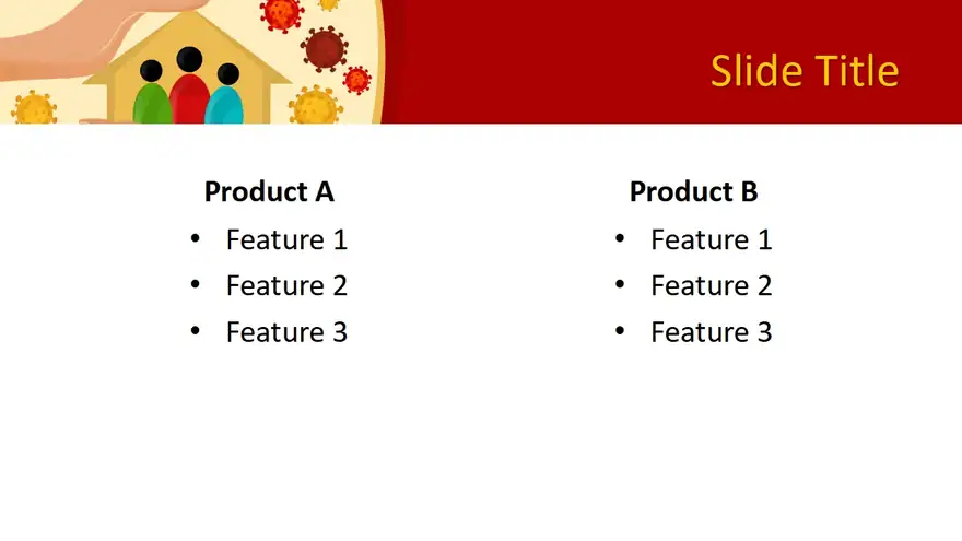 Free Stay Home Stay Safe PowerPoint Template