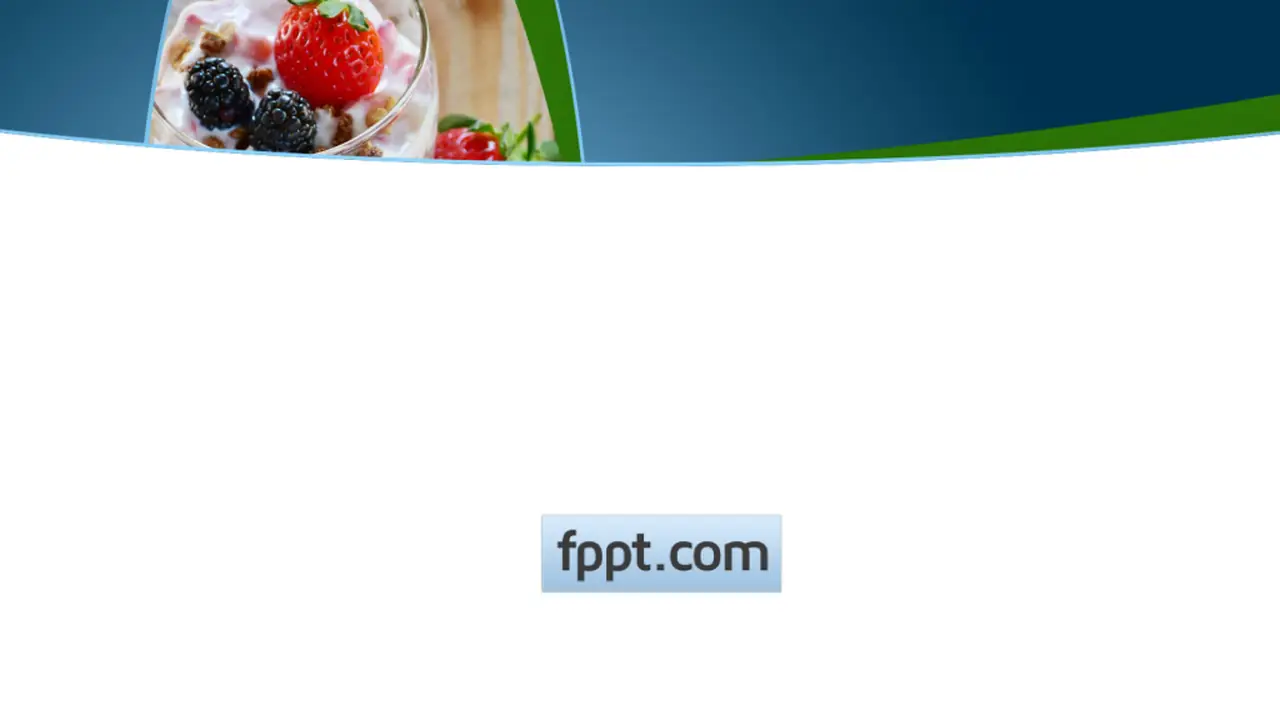 Free Tasty Dessert PowerPoint Template