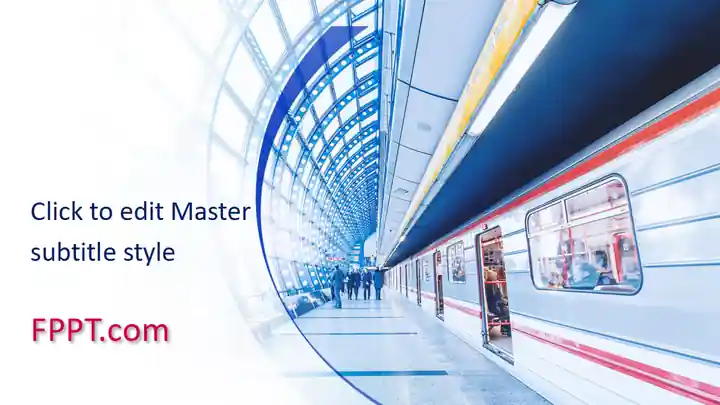 Free Train PowerPoint Template
