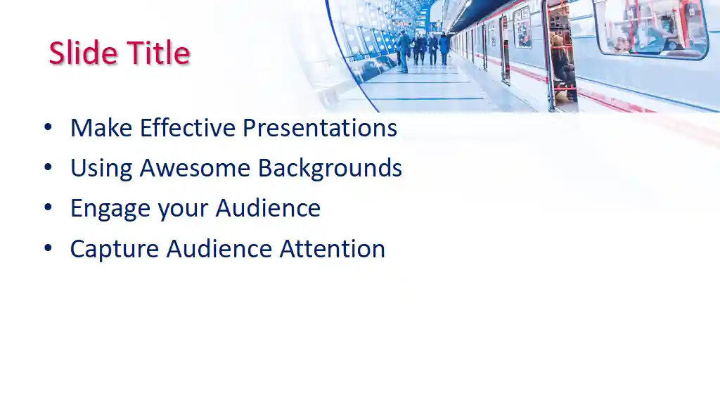 Free Train PowerPoint Template