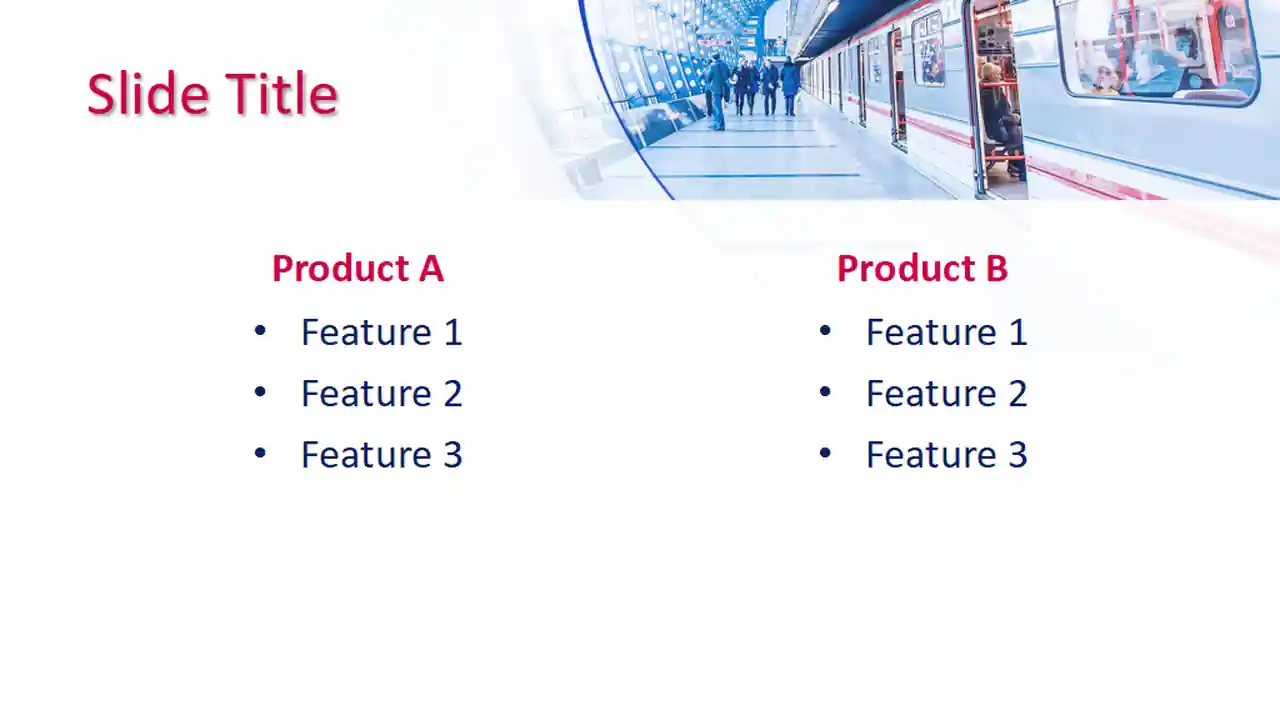 Free Train PowerPoint Template