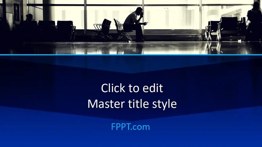 Free Waiting Hall PowerPoint Template