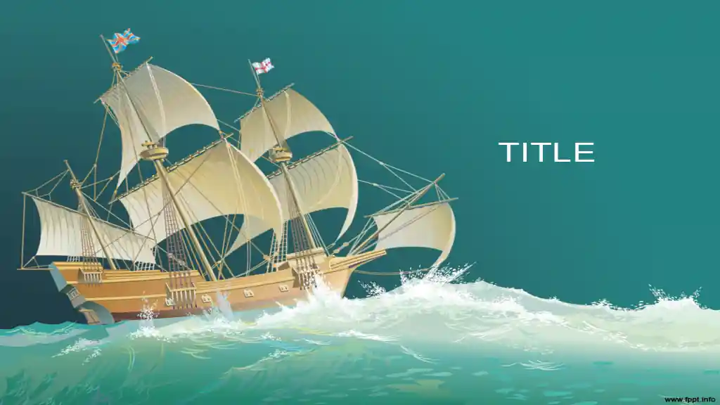 Free Warship PPT Template
