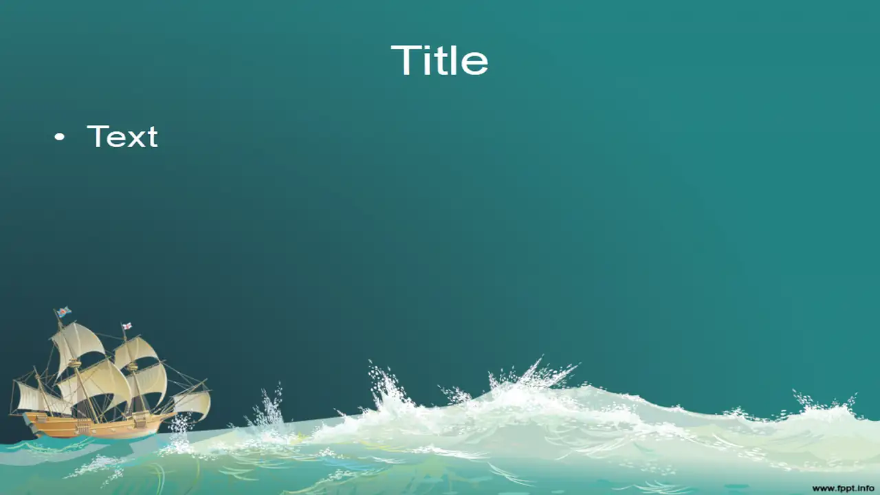 Free Warship PPT Template