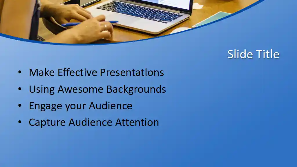 Free Web Designer Working in Computer PowerPoint Template