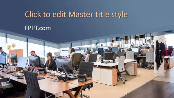 Free Workspace PowerPoint Template