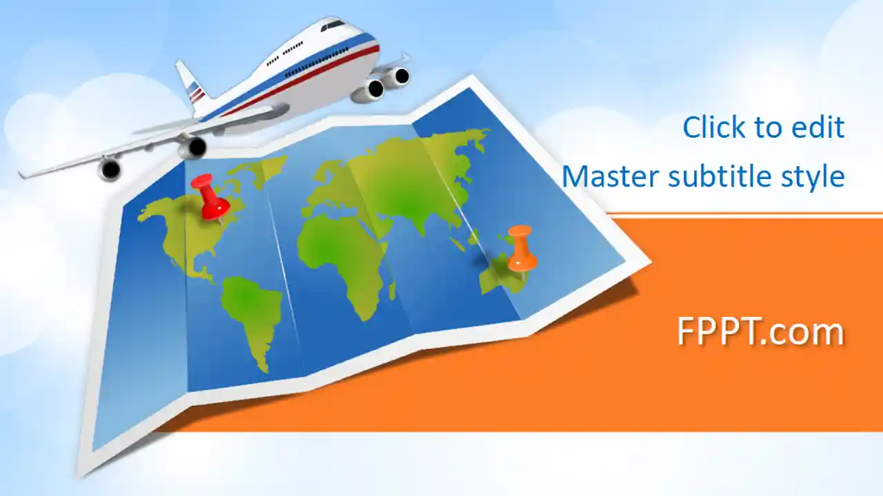 Free World Trip PowerPoint Template