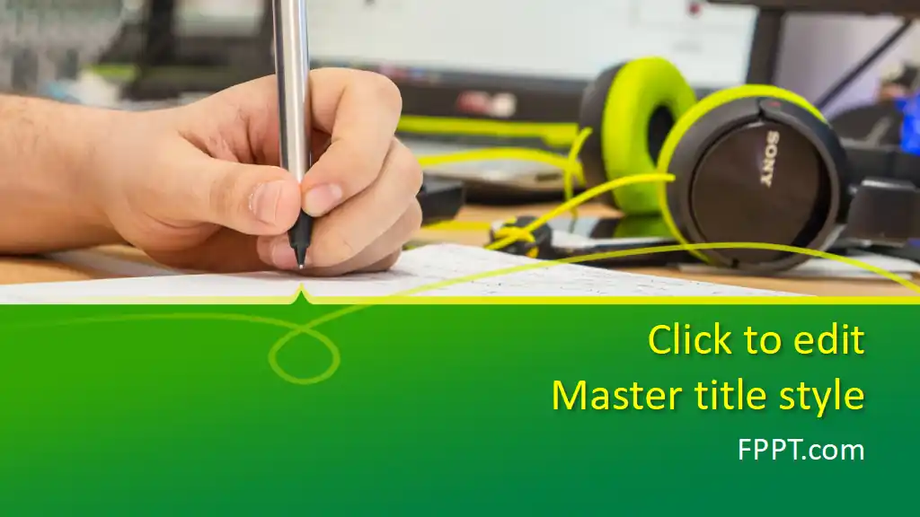 Free Writing PowerPoint Template