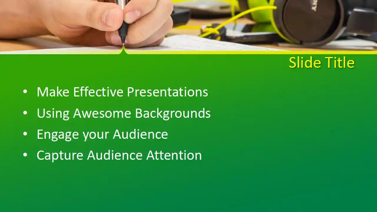 Free Writing PowerPoint Template