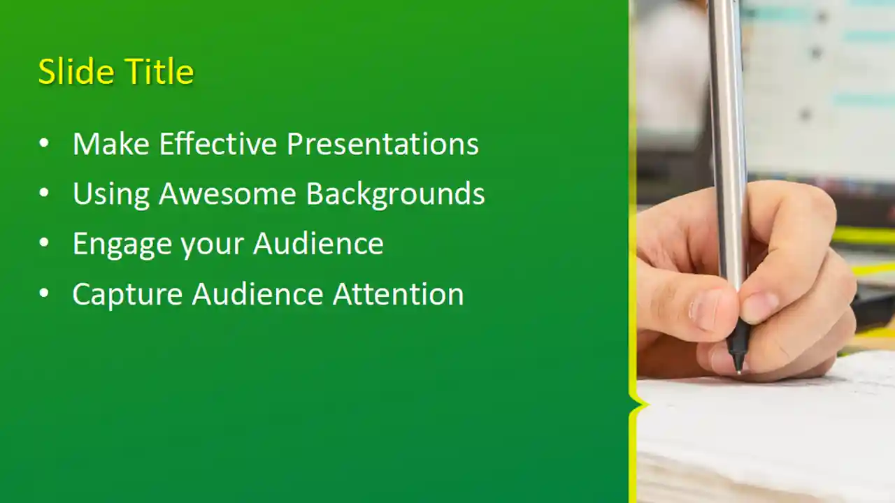 Free Writing PowerPoint Template