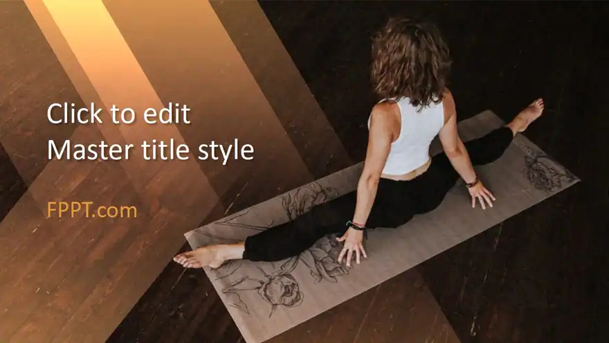 Free Yoga & Meditation PowerPoint Template