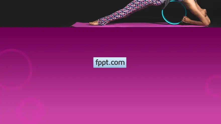 Free Yoga Pose PowerPoint Template