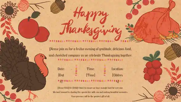 Friendsgiving Invitations