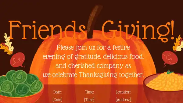 Friendsgiving Invitations