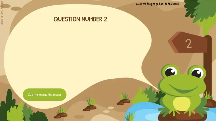 Frogtastic! Fun free digital board game template.