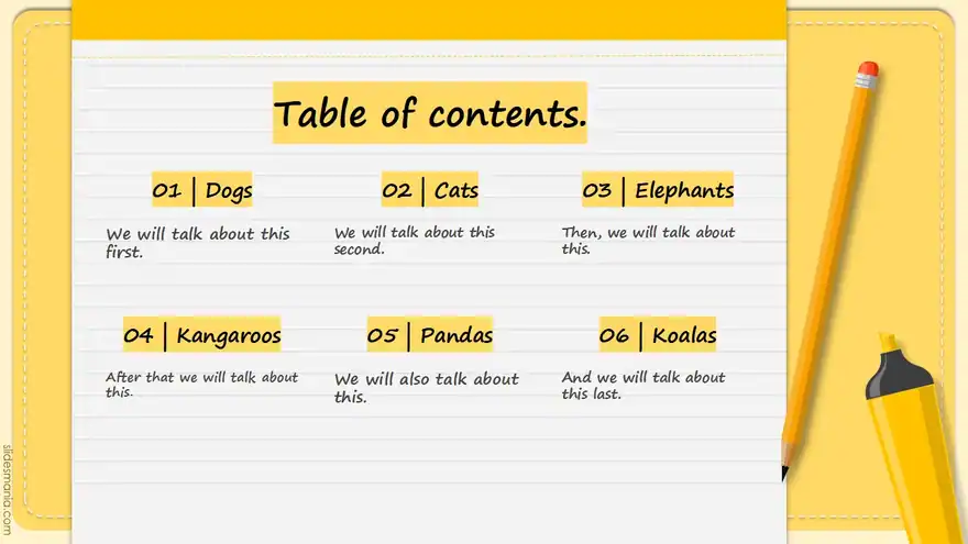 Gadgets and Notes – Free Group Project Presentation Template