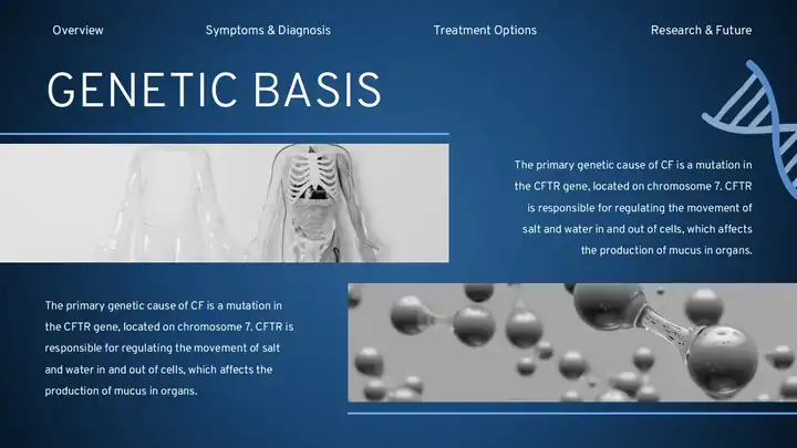 Genetics Of Cystic Fibrosis Slides