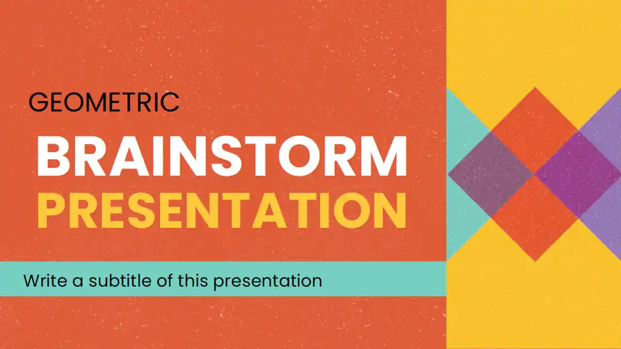 Geometric Brainstorm Slides