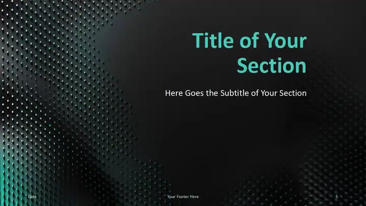 Greenwave Halftone Template