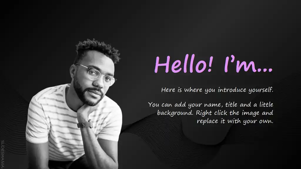 Hendrix, modern dark slides theme.
