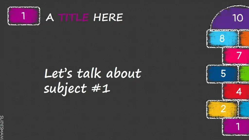 Hopscotch Free Template for Google Slides or PowerPoint