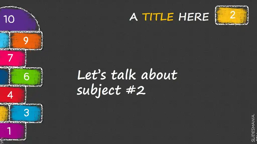 Hopscotch Free Template for Google Slides or PowerPoint