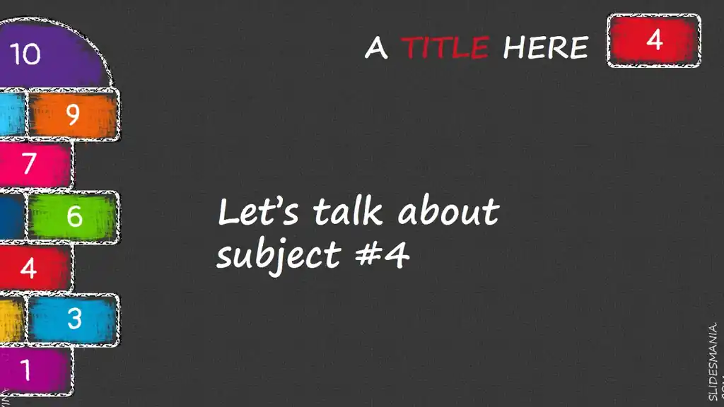 Hopscotch Free Template for Google Slides or PowerPoint