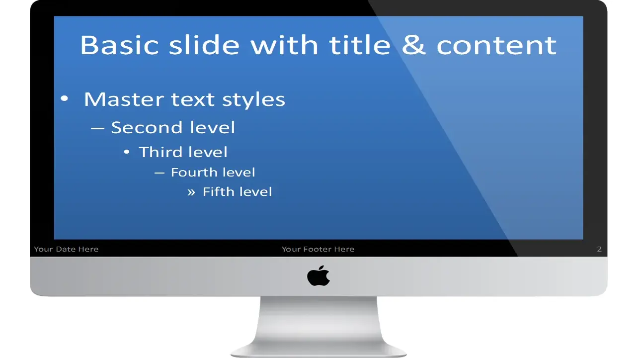 iMac PowerPoint Template