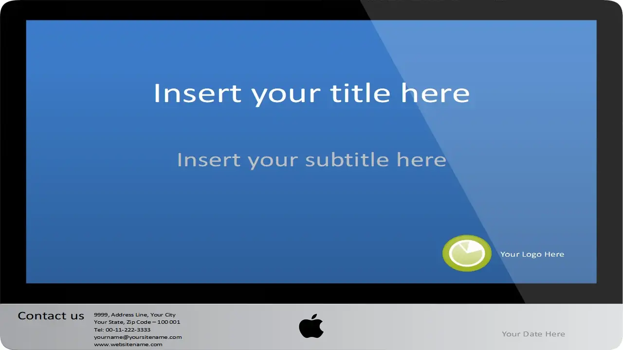 iMac PowerPoint Template