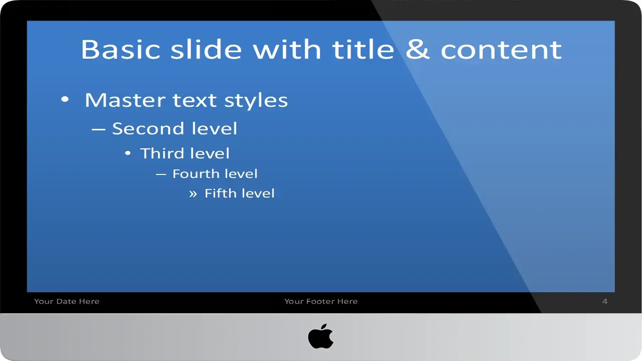 iMac PowerPoint Template