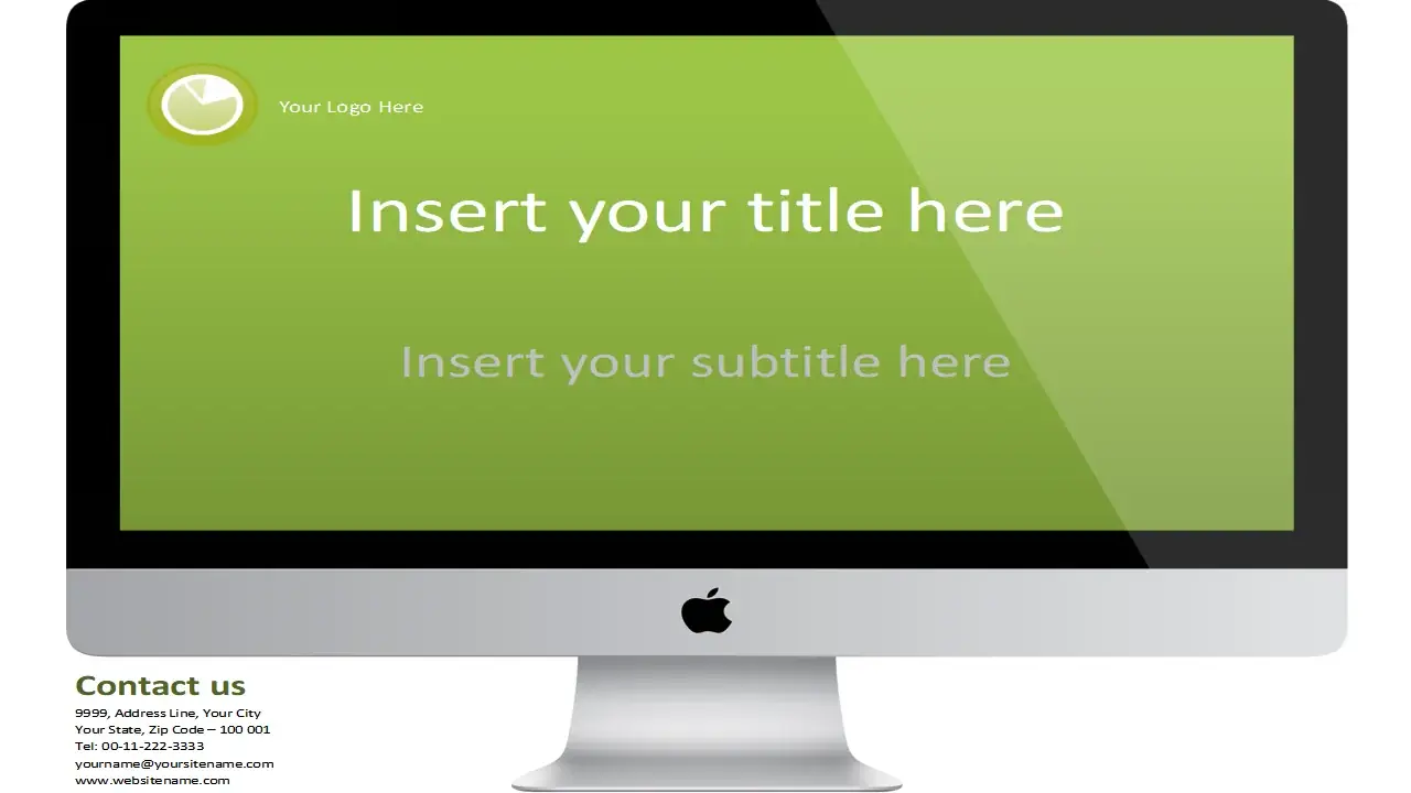 iMac PowerPoint Template