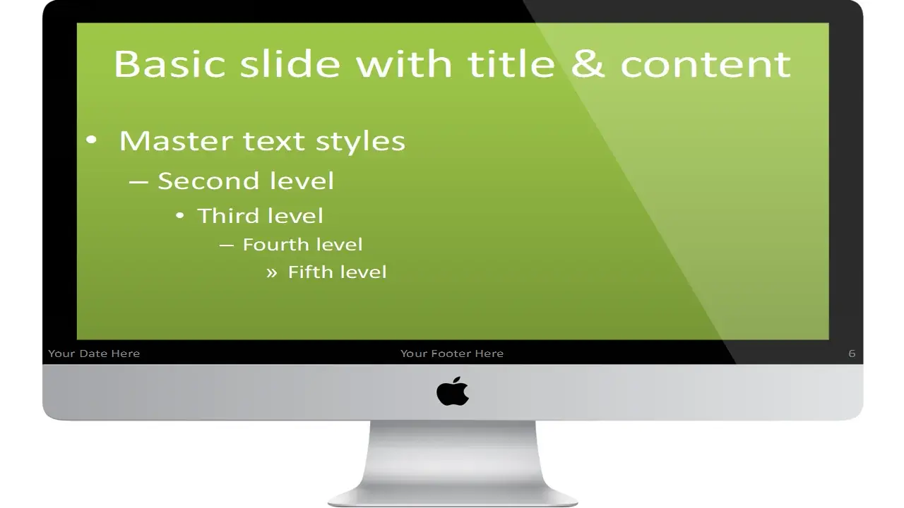 iMac PowerPoint Template