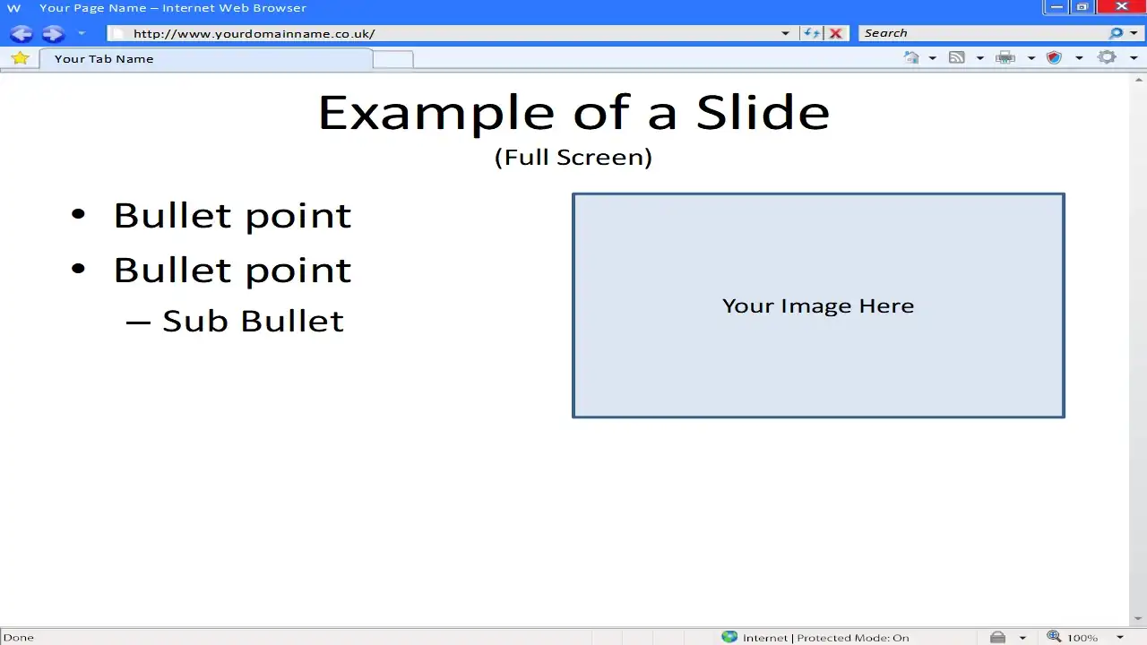 Internet Web Browser Template