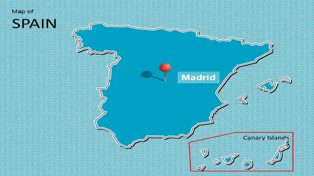 Map of Spain Template