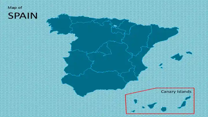 Map of Spain Template