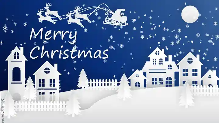 Merry Christmas slides theme.