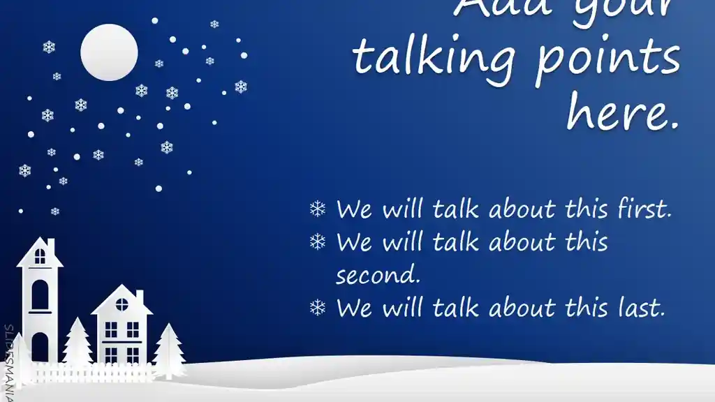 Merry Christmas slides theme.
