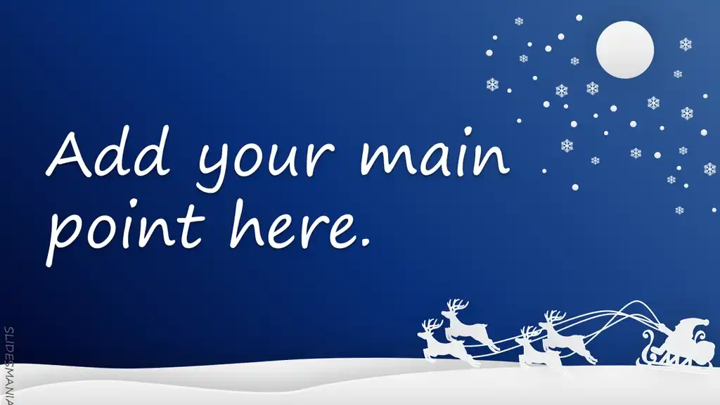 Merry Christmas slides theme.