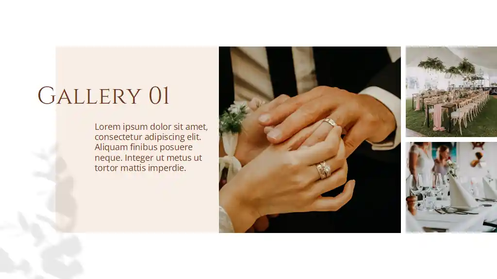 Minimal Wedding Digital Memory Book Slides