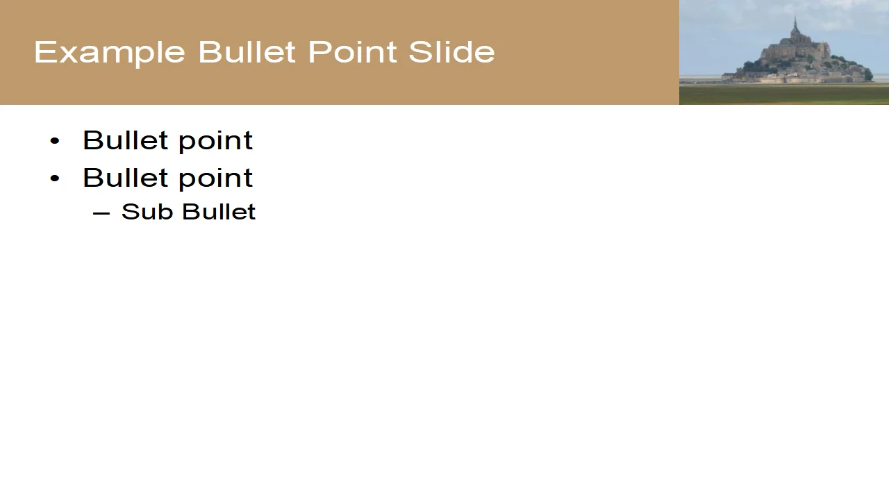 Mont Saint-Michel Template