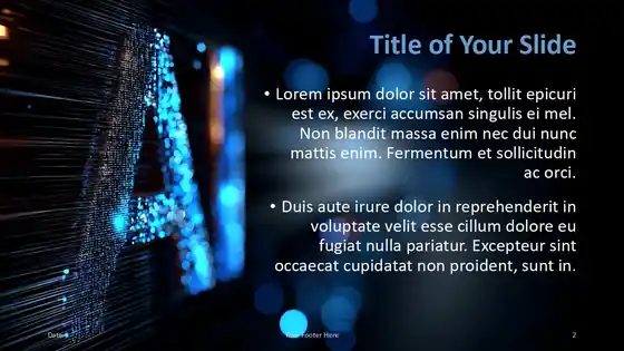 Neon Intelligence Template
