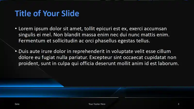 Neon Tech Lines Template
